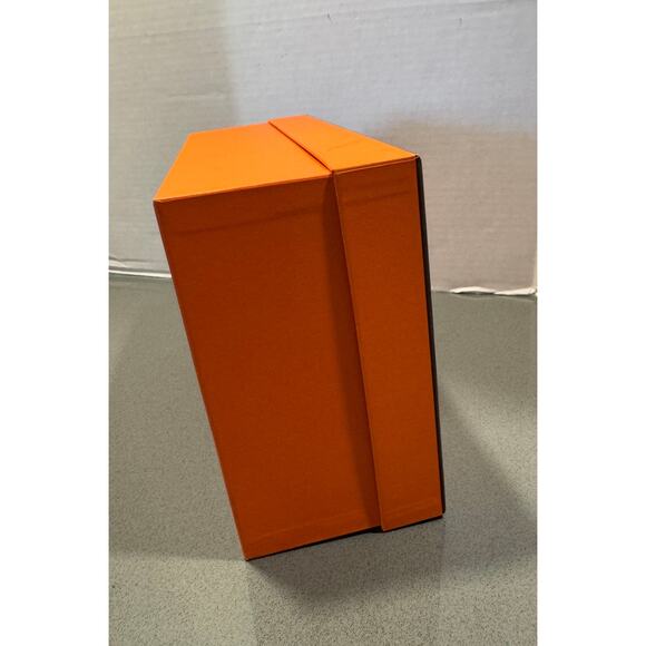 Authentic Hermes Paris Empty Box Only Size 12" x 8" x 4.5" Orange Square Storage - Picture 4 of 11